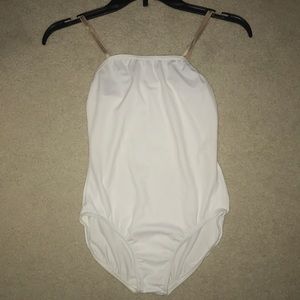 White leotard